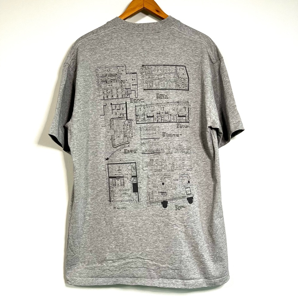 KITH Treats Architecture Grey Men’s T- Shirt Size XL